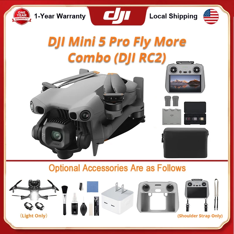 DJI Mini 5 Pro Fly Combo Drone - Drone Kit Build Yourself 评论和价格